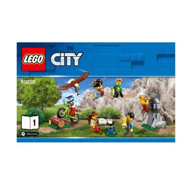LEGO 60202 City People Pack Outdoors Adventures Blocks & Stacking Toys [Manual Book Only]