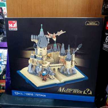 brick harry potter magic book hogwarts castle