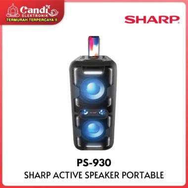 SHARP Bluetooth Active Speaker Portabel PS-930