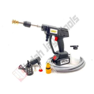 LUMOS 24V Jet Cleaner Cordless Baterai Mesin Cuci Motor AC Mobil