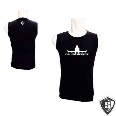Tanktop Fitnes Kutang Calisthenics Workout Elastis M