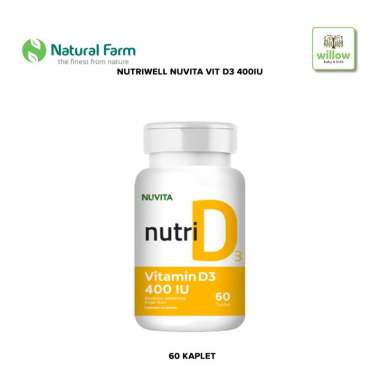 Nutriwell Nuvita Vitamin D3 400IU 60s