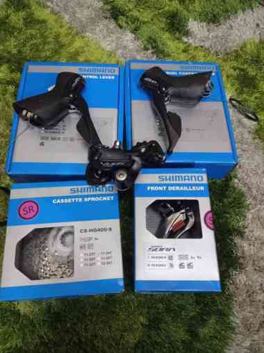 MINI GROUPSET SHIMANO SORA 9 SPEED BRIFTER BRIFTER+RD+SPROCKET