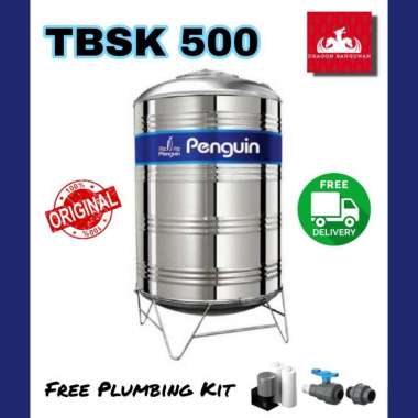 Penguin TBSK 500 Liter - Toren Air Tangki Air Stainless Penguin 500