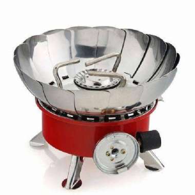 Kompor Camping Portable Tahan Angin Windproof