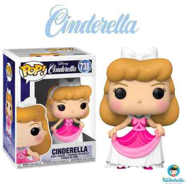 Funko POP! Disney Cinderella - Cinderella in Pink Dress #738 Action Figure