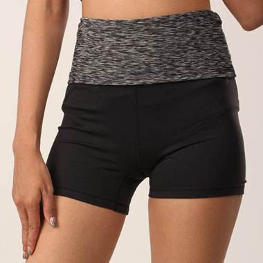 H&M Yoga Short Tight Celana Pendek Olahraga Wanita [02HMS00020] XS BLACK