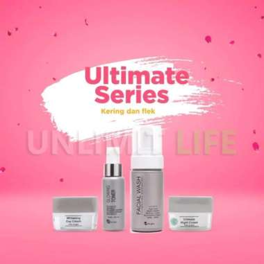 MS GLOW PAKET ULTIMATE Penghilang Flek Hitam Skincare Wajah Cewek
