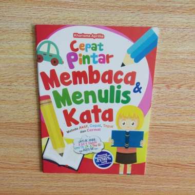 Buku Anak Paud - TK Cepat Pintar Membaca Dan Menulis Kata - Sandro