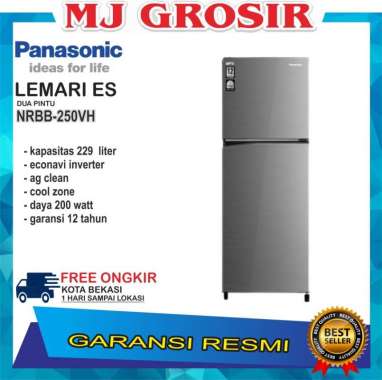 KULKAS PANASONIC NRBB 250 VHLEMARI ES 2 PINTU NRBB250VH