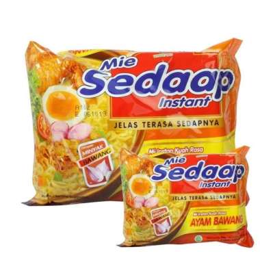 mie / mi kuah rasa ayam bawang cap Sedap