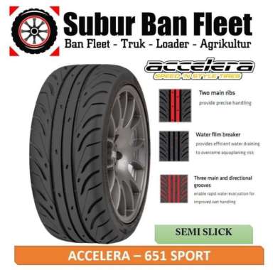 Accelera 651 Sport 205/50 R16 Ban Mobil Semi Slick Xpander Sport
