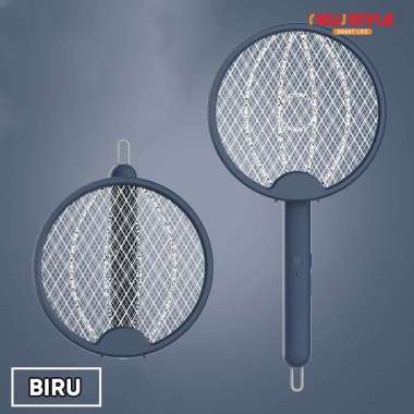 Raket Nyamuk Listrik B22 Pemukul Nyamuk Elektrik Lampu Mosquito Killer