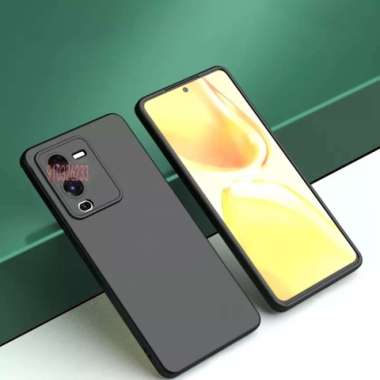 VIVO V25 V25 PRO SOFTCASE BLACK MATTE MACARON DOFF PREMIUM LENS SHIELD VIVO V25 PRO 5G