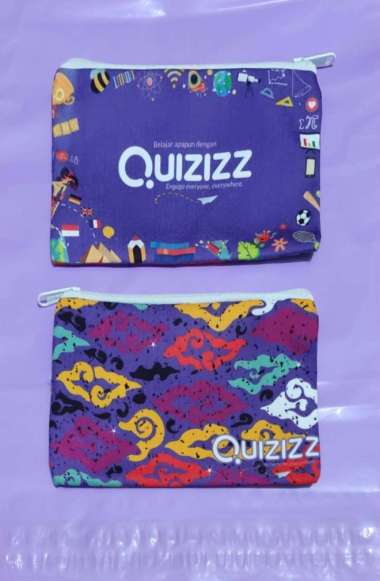 Tempat Pensil Quizizz Motif Batik 2 Multicolor