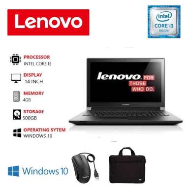 Laptop Lenovo Ideapad intel core i3 RAM 8GB WINDOWS 10 8/500 HDD