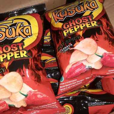 KuSuka Keripik Singkong Ghost Pepper 50gr
