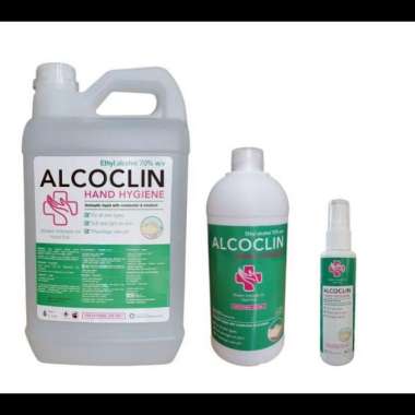 hand sanitizer 500 ml cair refill ALCOCLIN hand hygiene