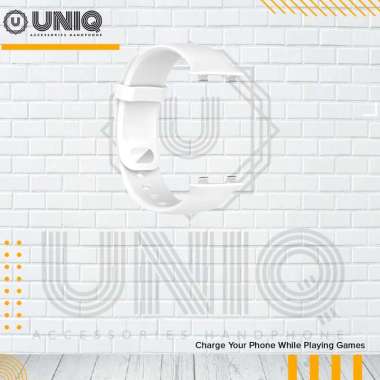 Strap Rubber OPPO Watch 41mm dan 46mm Tali jam Smartwatch OPPO Original High Quality 46mm White