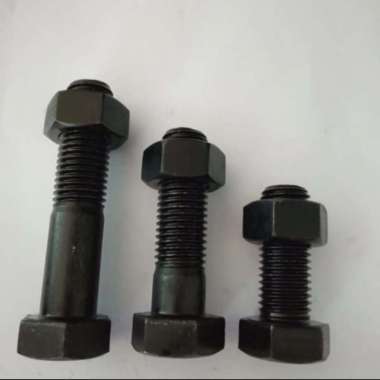 Baut Mur Baja M16 X 80Mm Baja