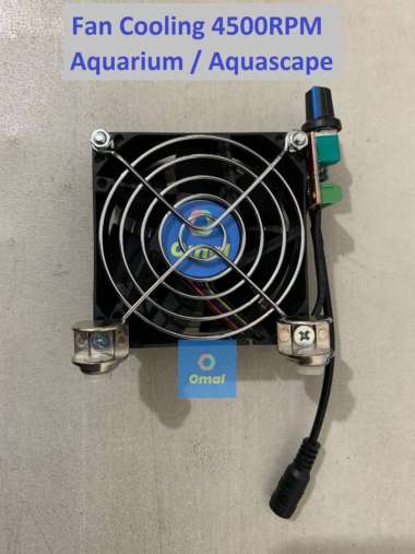Fan Cooling Kipas Pendingin Aquarium Aquascape High Speed 4500rpm 1Fan 8cm - Plus USB 12v