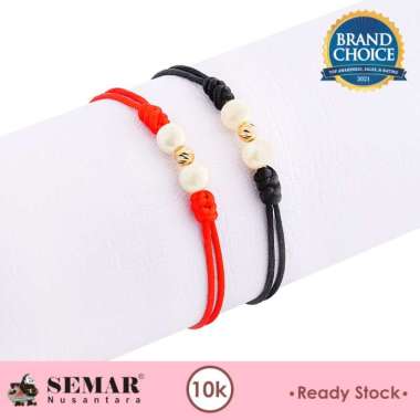 Gelang Emas Tali Maisie Vintage Gold 10K Semar Nusantara Hitam