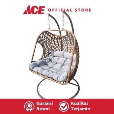 Ace - Soleil Kursi Ayun Gantung Rotan Magic Leaf Double