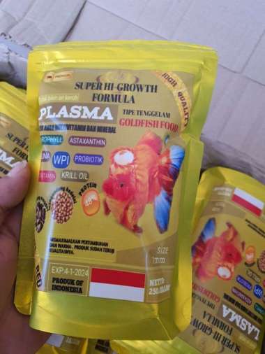 OEM 250 gram Pelet Plasma Goldfish Super High Growth Tipe Tenggelam Discount