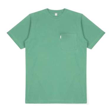 Infinide T-Shirt Kaos OLIVE GREEN T-Shirt Kaos Polos Saku Baju Pria Wanita Distro Infinide Official 