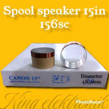 spol spul spoel speaker 15 inch canon 156 DM alumunium