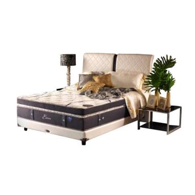 Elite Estima New Edition Kasur [Set Mattress/ Divan/ Sandaran] 160 x 200 Putih