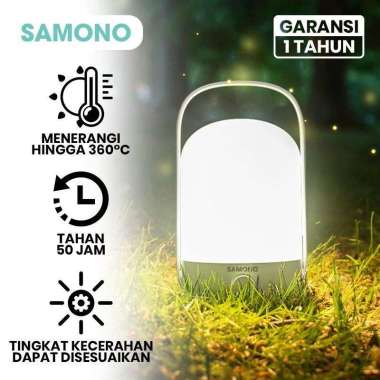 LAMPU GANTUNG SAMONO SW-RLW08 RECHARGEABLE & PORTABLE LAMP