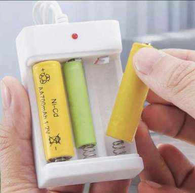 Desktop charger USB baterai charger AA / AAA