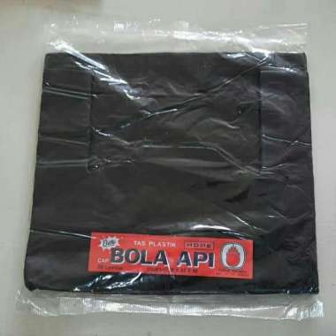 Kresek Bola Api Tas Plastik HDPE Besar 28x48 28 x 48 02 50 Lembar Hitam