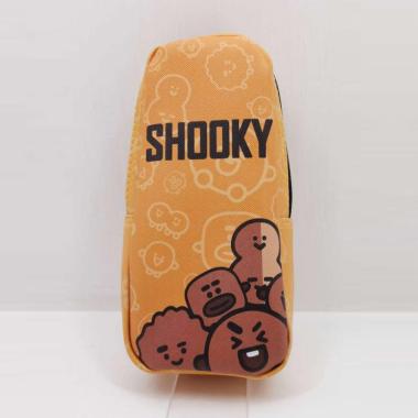 BTS BT21 Pencil Case SHOOKY COKLAT