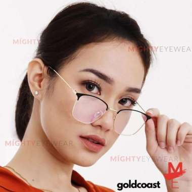 Baru! Kacamata Besi Blueray & Antiradiasi - Goldcoast - Kacamata Minus Frame Saja