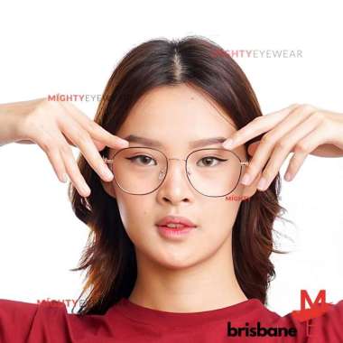 New! Kacamata Besi Blueray & Antiradiasi - Brisbane - Kacamata + LENSA