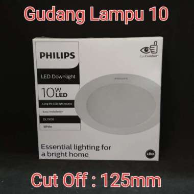 Lampu Downlight LED Philips Eridani 10 Watt DL190B 3000K
