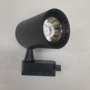 Spotlight Rell Hitam 12 Watt Cahaya Kuning 3000k