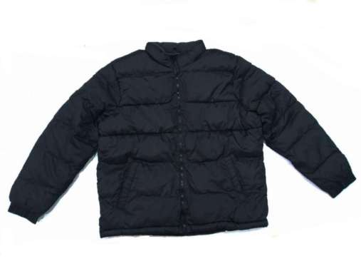 Jaket Outdoor Padding Pull & Bear M Hitam
