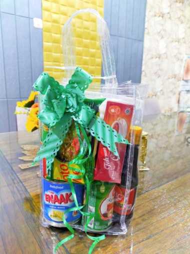 20x10x20 tas mika transparan 20*10*20 Tas mika hampers tas souvenir