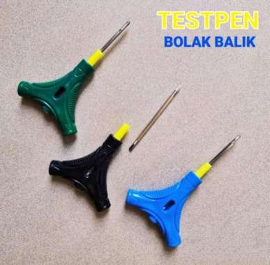 TestPen Tespen Obeng Bolak Balik Model SEGITIGA