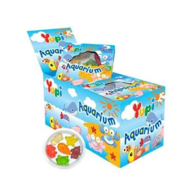 Permen Gummy Yupi Aquarium (1 box isi 12) permen yupi enak dan murah