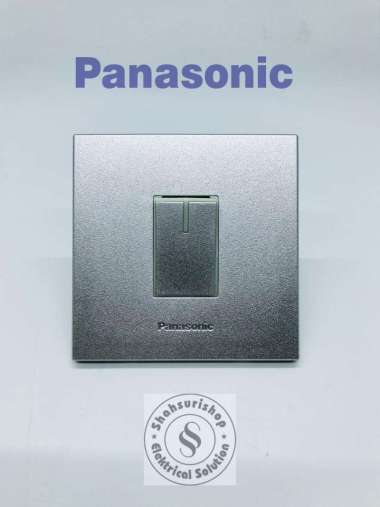 SAKLAR PANASONIC SAKLAR ENGKEL HOTEL TUNGGAL SILVER STYLE E WESJ5932