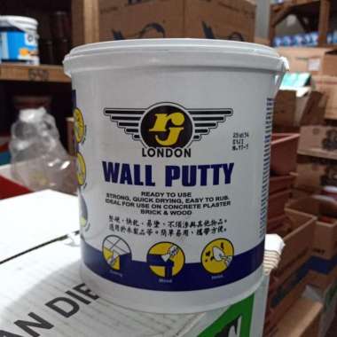 Plamir / dempul tembok / wall filler merk RJ London 5 kg ( galon )