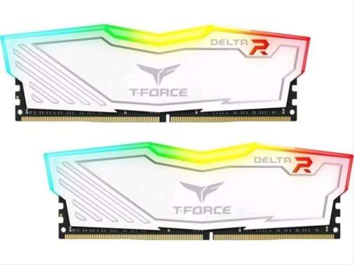 Team Delta RGB White DDR4 16GB (2x8GB) 3600Mhz TF4D416G3600HC18JDC01