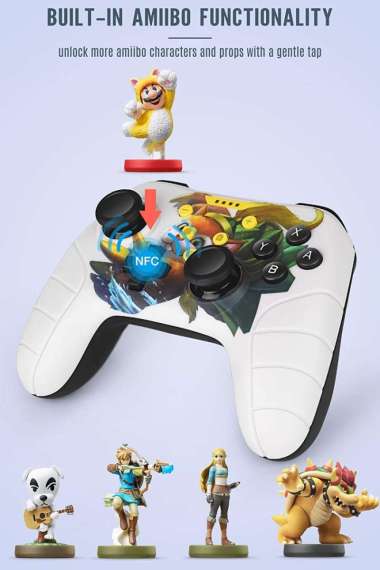 DMH Wireless Pro Controller Stik Stick for Switch/PC/Android