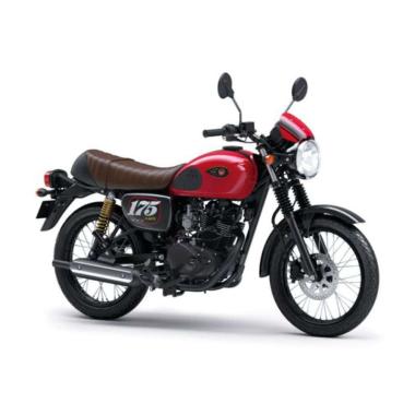 Kawasaki W175 Cafe Sepeda Motor Kawasaki Rider Protection MERAH Bogor
