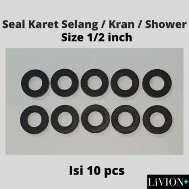 Seal Karet 1/2 inch untuk selang shower kran isi 10pcs / Karet o ring