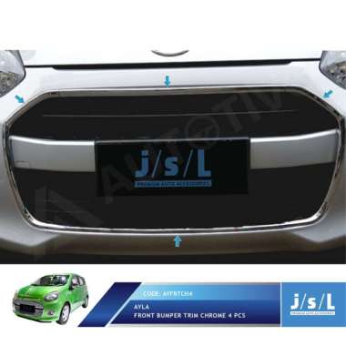 JSL Front Bumper Trim Lis Bumper Depan for Ayla CHROME